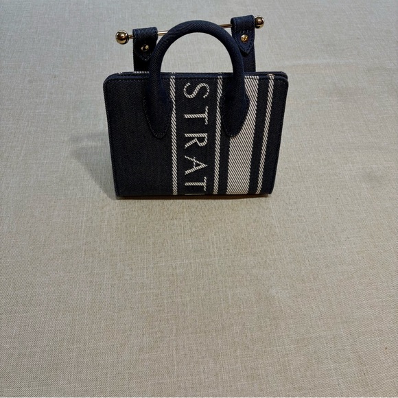 NWT Strathberry Nano Denim Tote - Picture 5 of 7
